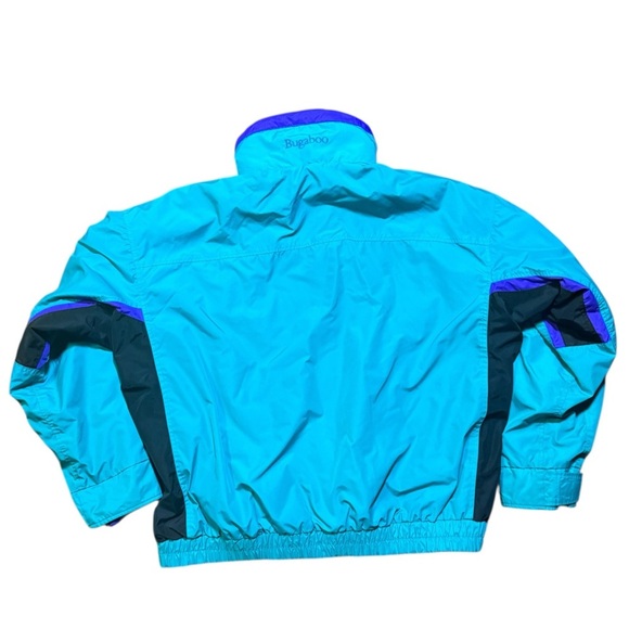 Vintage Columbia Bugaboo Ski Jacket Men’s XL Teal Purple Made in USA 90s - Picture 3 of 16